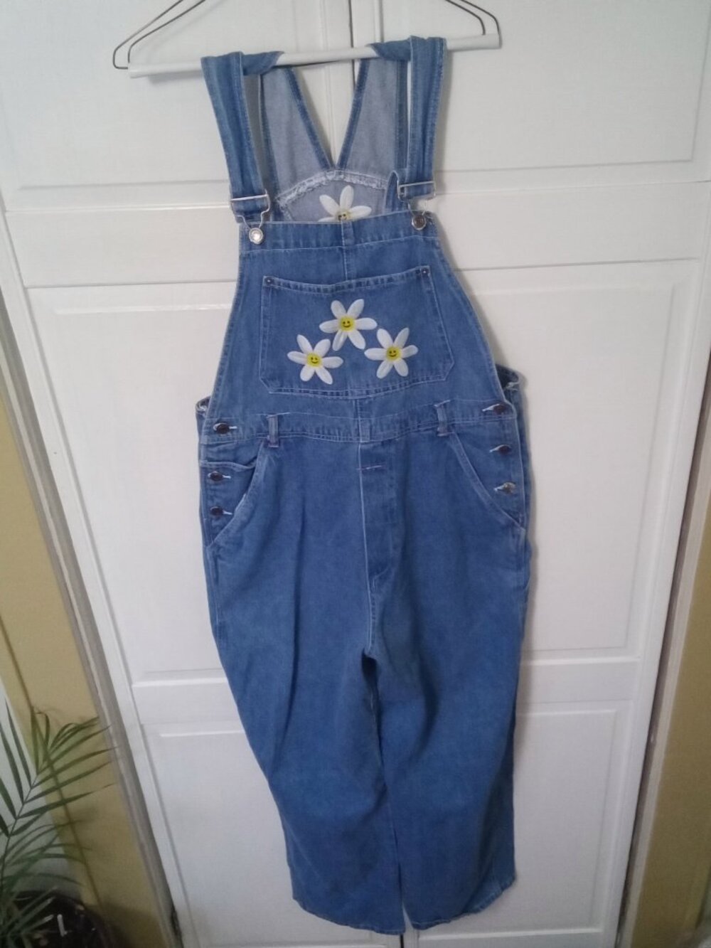 Demi Moore Styled "The Seventh Sign" Flowered On the Go Overalls